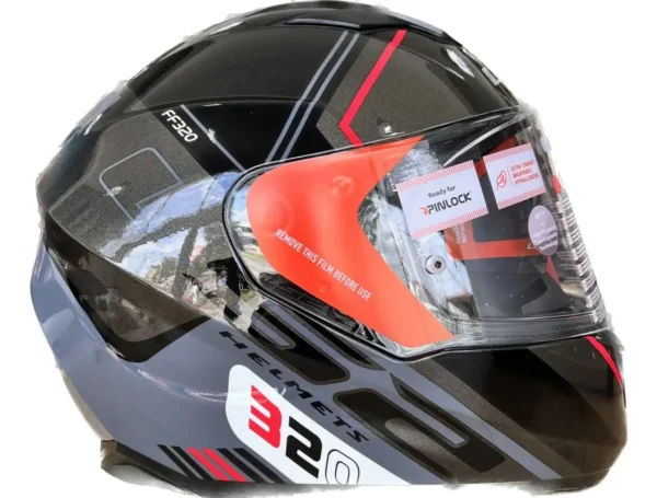 Casco LS2 FF 320 Sche Black 7c