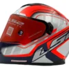 Casco LS2 FF 320 Letails Rojo Gris